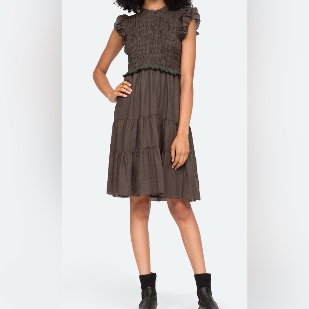 Sea NY Women’s Zig Zag Dress, Size 2, Ivy Color